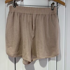 NakedCashmere Soft Cream Athletic Shorts